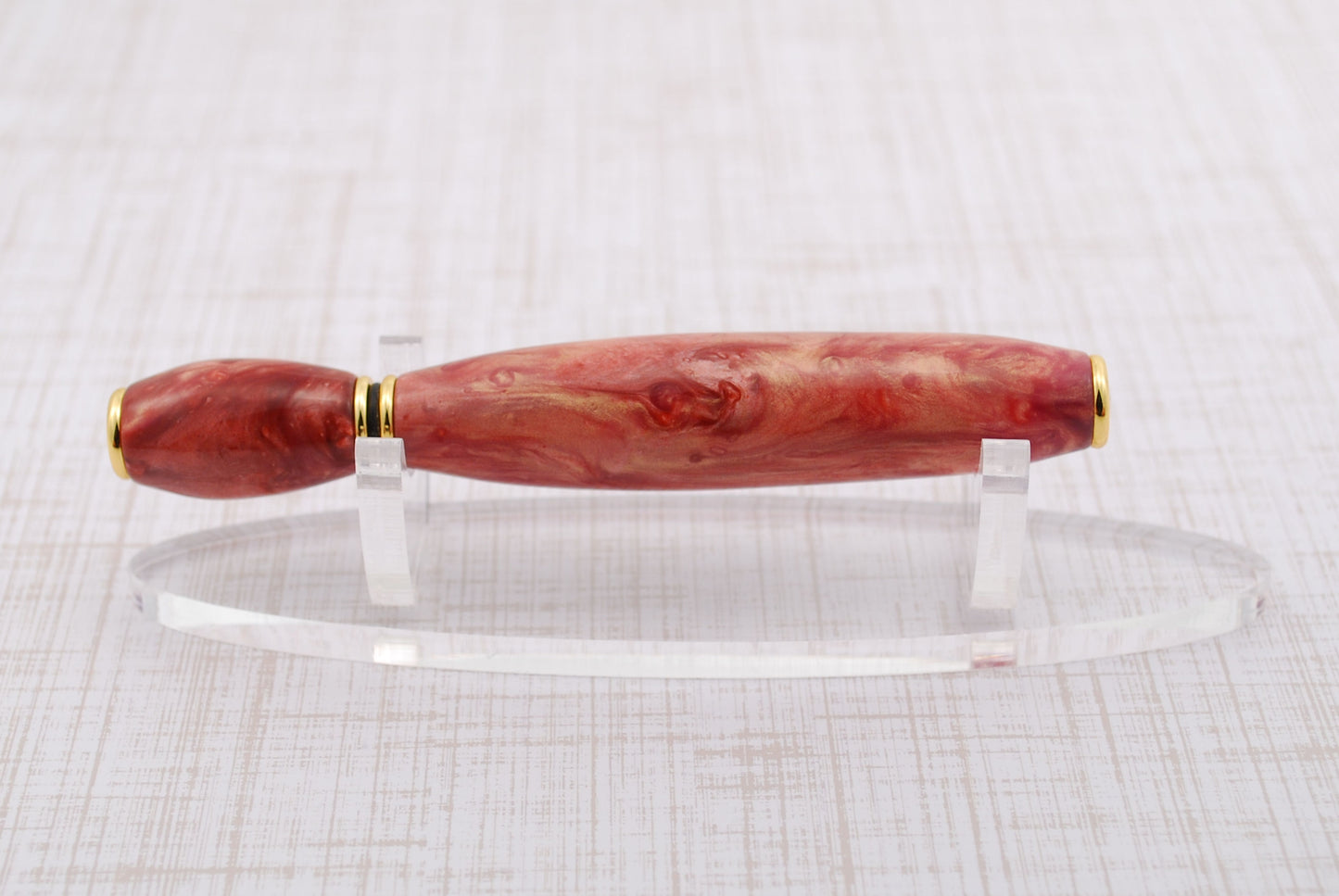 Perfume Fragrance Applicator - Pink and Red Resin Barrell