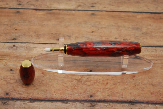 Perfume Fragrance Applicator - Red and Silver Resin Barrell