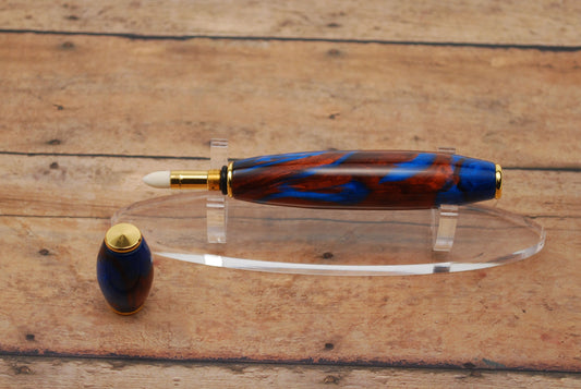 Perfume Fragrance Applicator - Red and Blue Resin Barrell