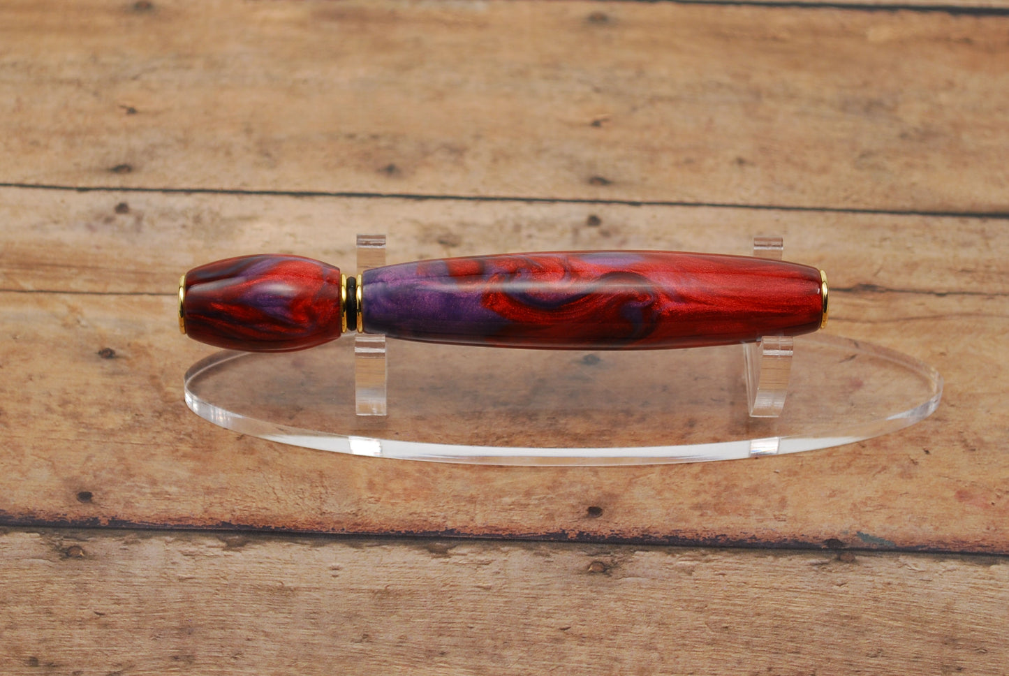 Perfume Fragrance Applicator - Red and Purple Resin Barrell