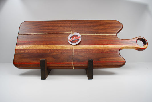 Wood Charcuterie Board - Walnut, Maple, Sapele and Paduk