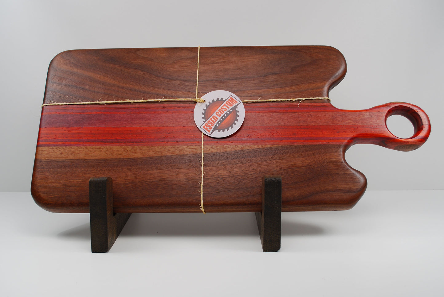 Wood Charcuterie Board - Walnut, Purple Heart and Paduk